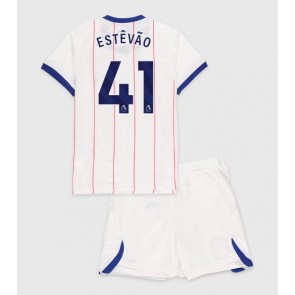 Chelsea Estevao Willian #41 Tredjeställ Barn 2026-27 Kortärmad (+ Korta byxor)